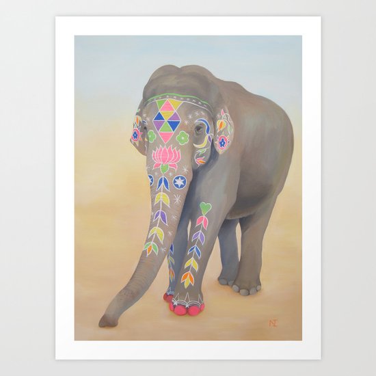 Painted Lady, Sujatha Art Print