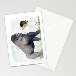 Hug me , Mr. Gorilla Stationery Cards