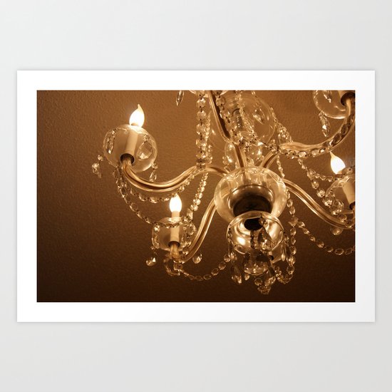 Chandelier Art Print
