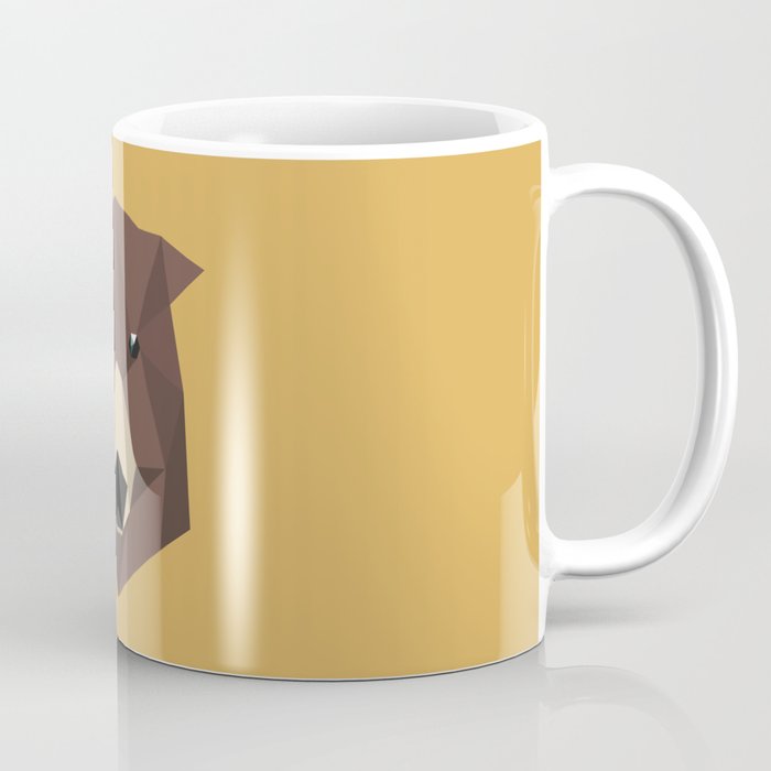 BROWN BEAR - GEOMETRIC Coffee Mug
