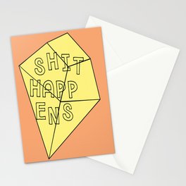 Shit Happens Stationery Card