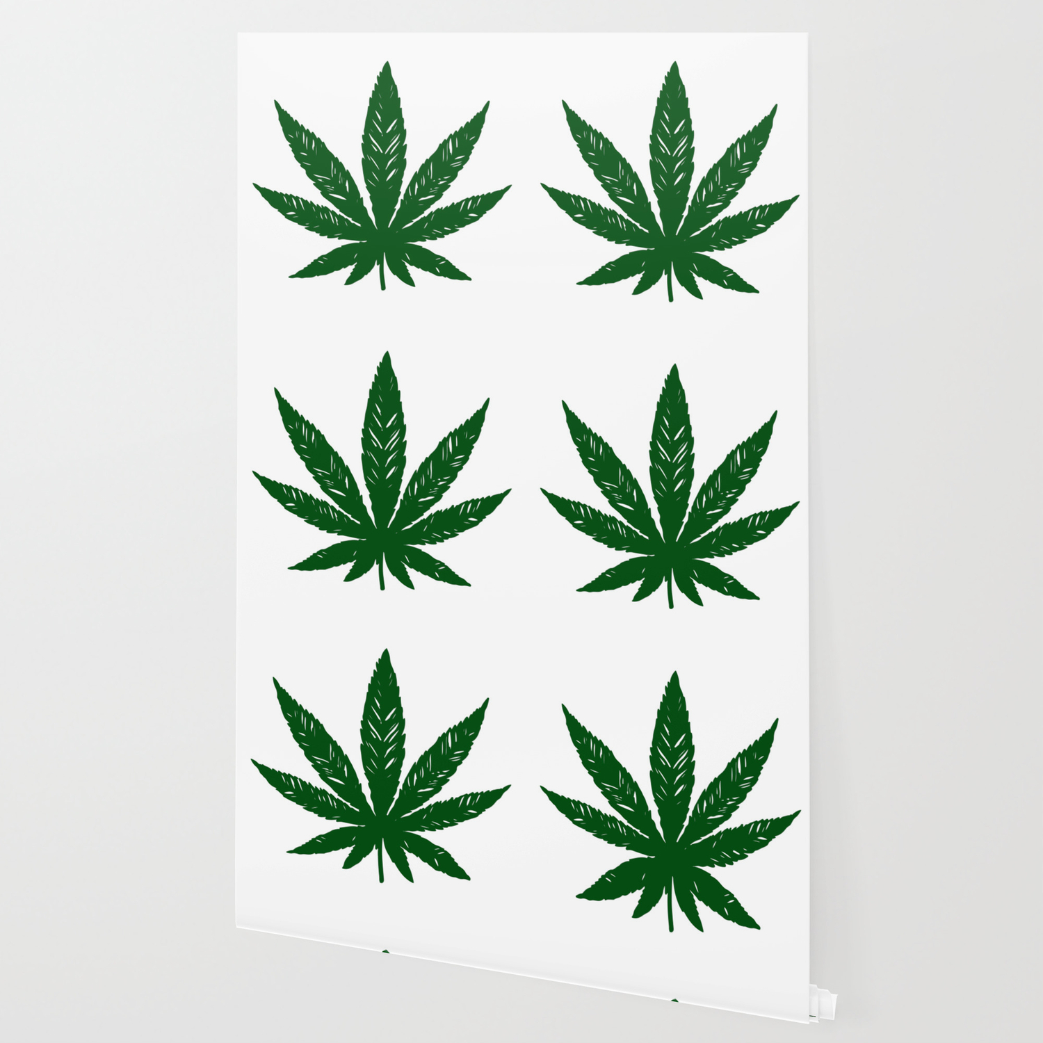 Marijuana Leaf Wallpaper By Iskanderox Society6
