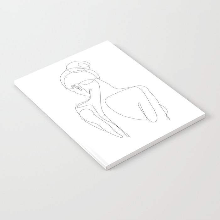 dissol - one line art Notebook