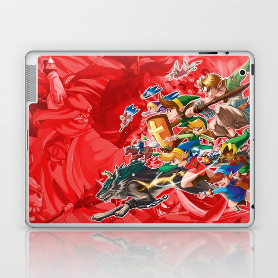 Zelda Mash Up Laptop & iPad Skin