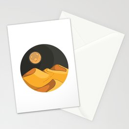 Moon Desert Stationery Cards