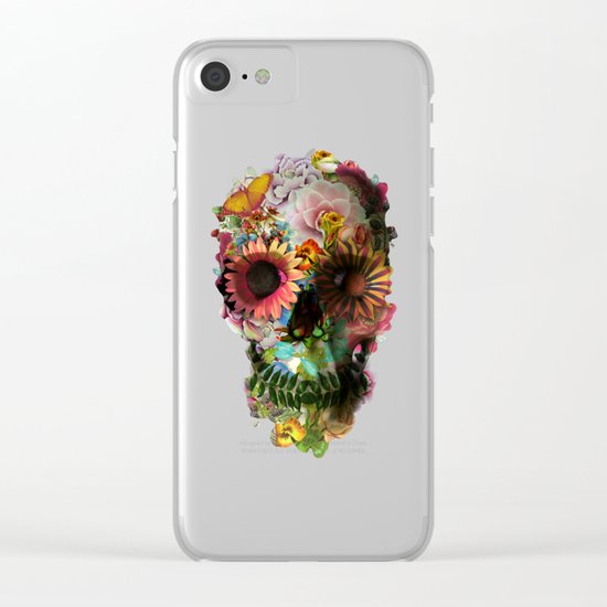SKULL 2 Clear iPhone Case