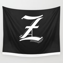 Letter Z Wall Tapestry