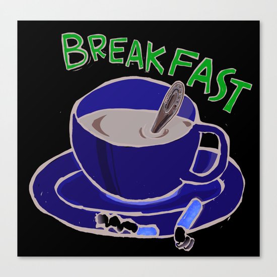 BREAKFAST Canvas Print