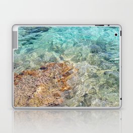 Beautiful Abstract Water And Colorful Volcanic Rock  Laptop Skin