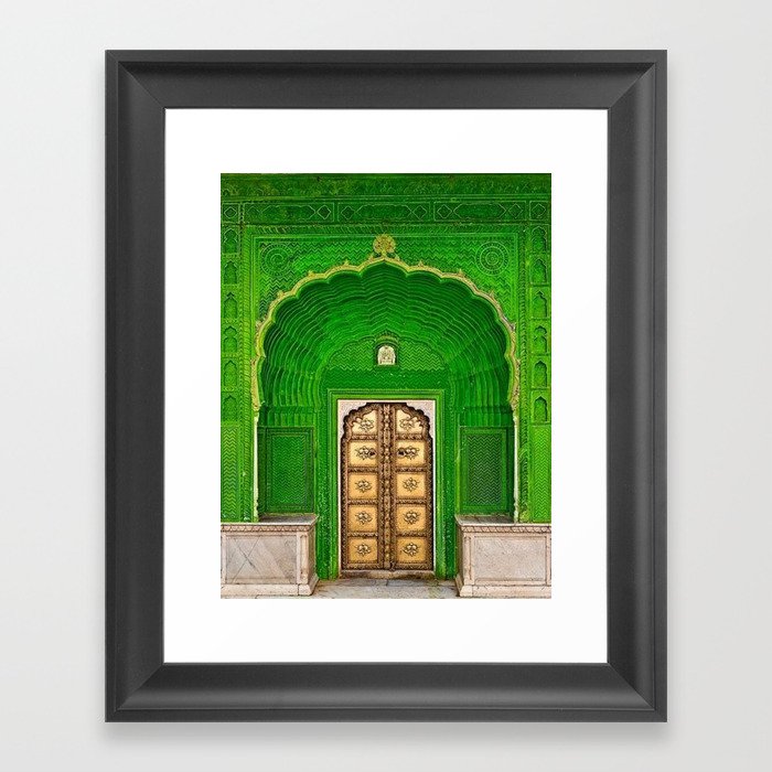 Ganesh Palace in Jaipur India Doorway Framed Art Print
