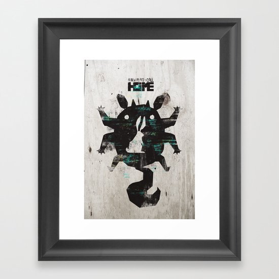 Home Framed Art Print