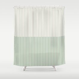 Color Block Lines XXIX Shower Curtain