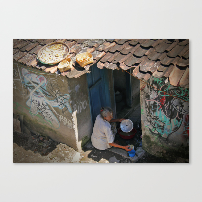 Dishes Yogyakarta Java Indonesia Canvas Print By Amberleawilliams Society6