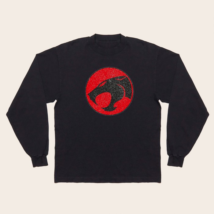 Thundercats worn logo Long Sleeve T Shirt by Graphic Bazaar Society6
