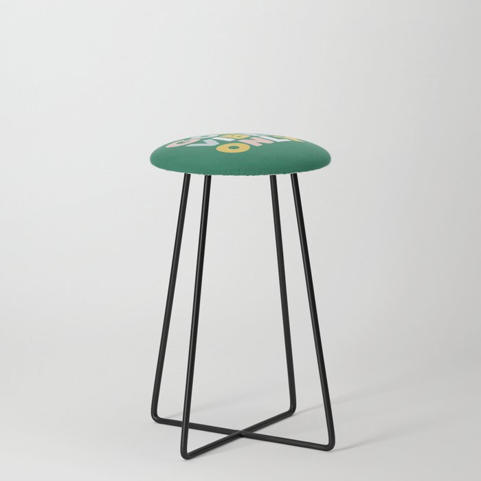 Good Vibes Only Counter Stool
