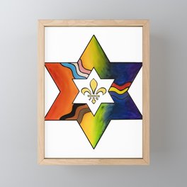 St. Louis Jewish Pride Framed Mini Art Print