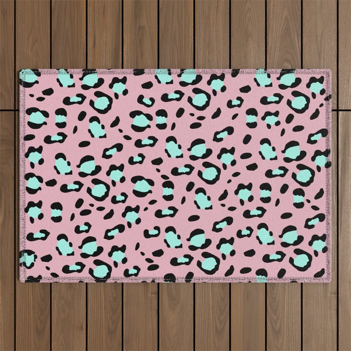 Leopard Animal Print Glam #26 #pattern #decor #art #society6 Outdoor Rug
