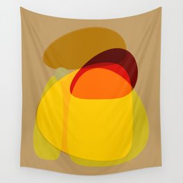 Orange, Yellow and Green Wall Tapestry
