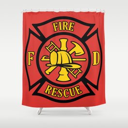 Fire Department Shower Curtains For Any, Fire Department Shower Curtain