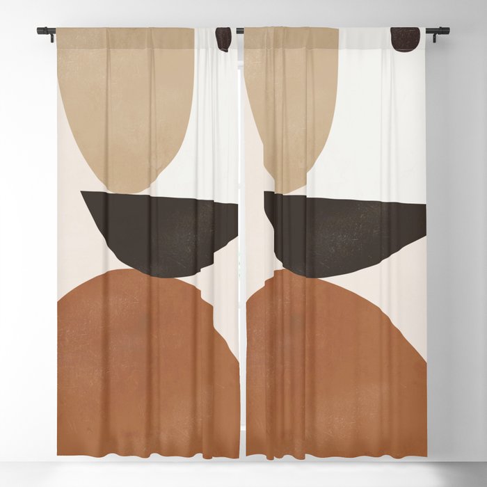 Abstract Shapes 63 Blackout Curtain