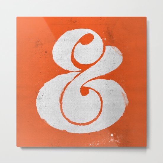 Ampersand Metal Print
