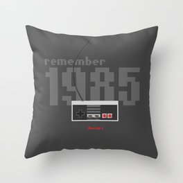 Remember 1985 Throw Pillow