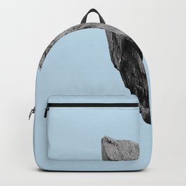 Blue Boulder Backpack | Bouldering, Outdoor, Graphicdesign, Natural, Climbing, Nature, Art, Explore, Minimal, Ble 