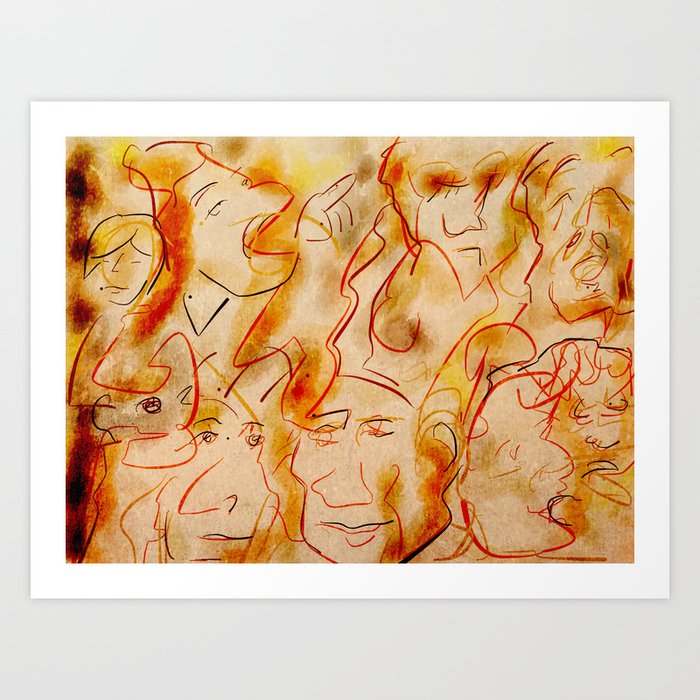 The Party Art Print