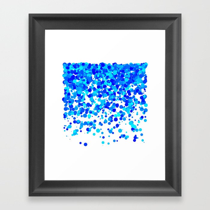 #800 bubbles Framed Art Print
