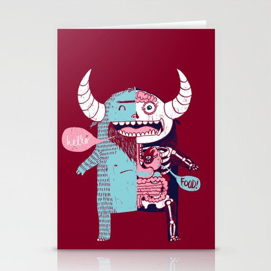 All Monsters are the Same Stationery Cards