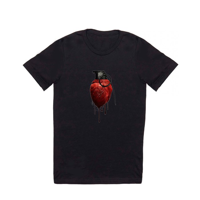 Heart Grenade T Shirt