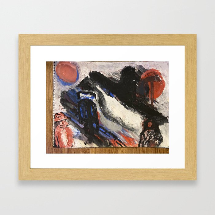 Travelers Framed Art Print