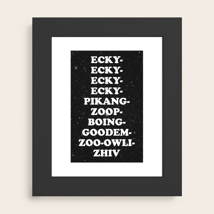 Framed Art Print