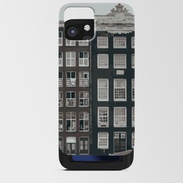 Amsterdam Houses Paint by Numbers iPhone Card Case