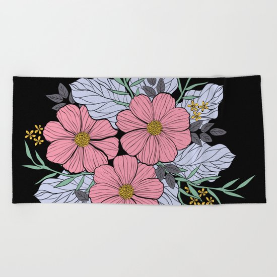 Bloom, spring flowers Beach Towel