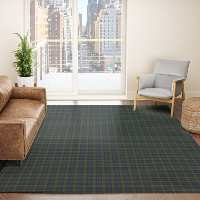 Blackwatch Tartan Rug
