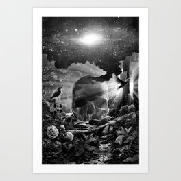 XIII. Death & Rebirth Tarot Card Illustration (Alternative Version) Art Print