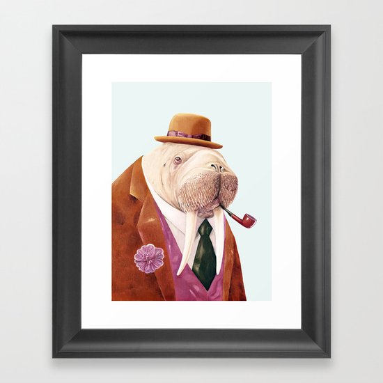 Walrus Framed Art Print