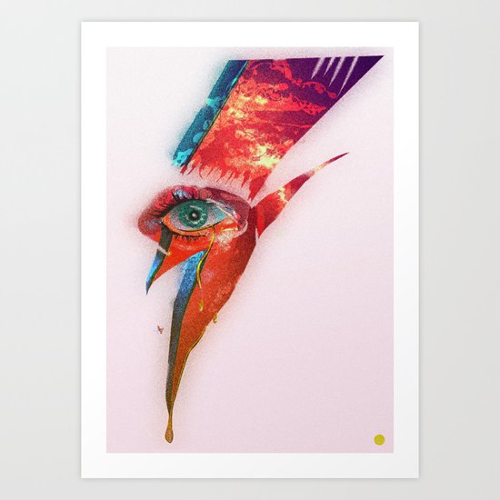 Glam Tear Art Print
