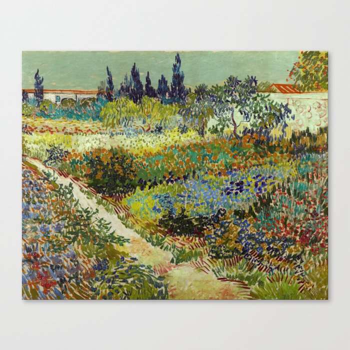 Vincent Van Gogh - Garden at Arles Canvas Print