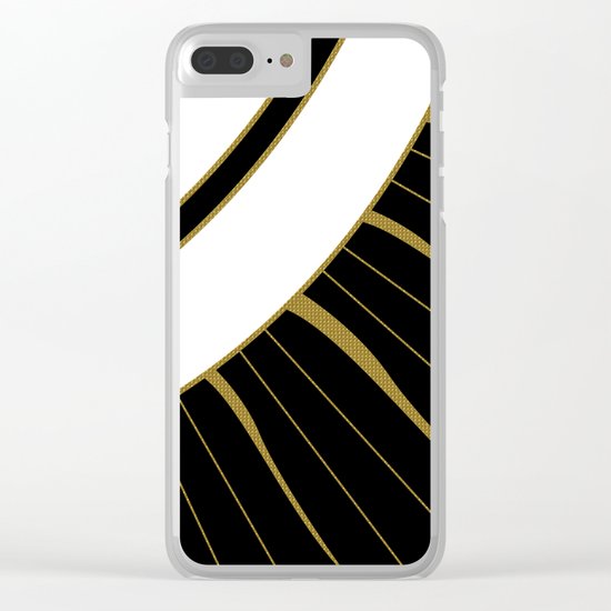 BURNING SUN Clear iPhone Case