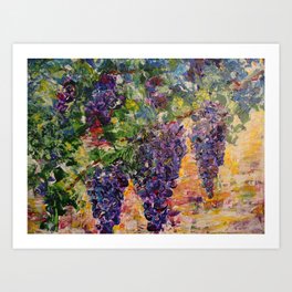 Grapes on the Vine Art Print