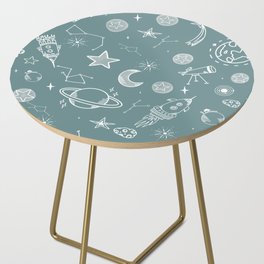 space voyage grey Side Table