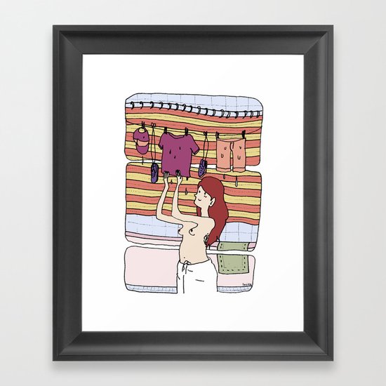 La Trempée. Framed Art Print
