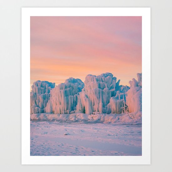Ice Castles Art Print