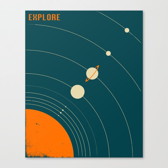 EXPLORE Canvas Print