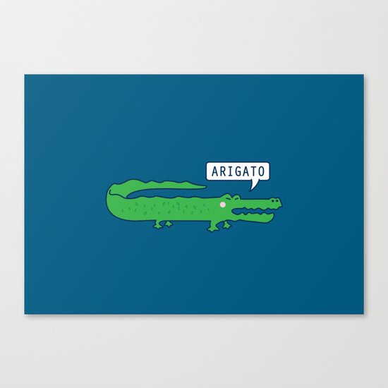 Arigator Canvas Print