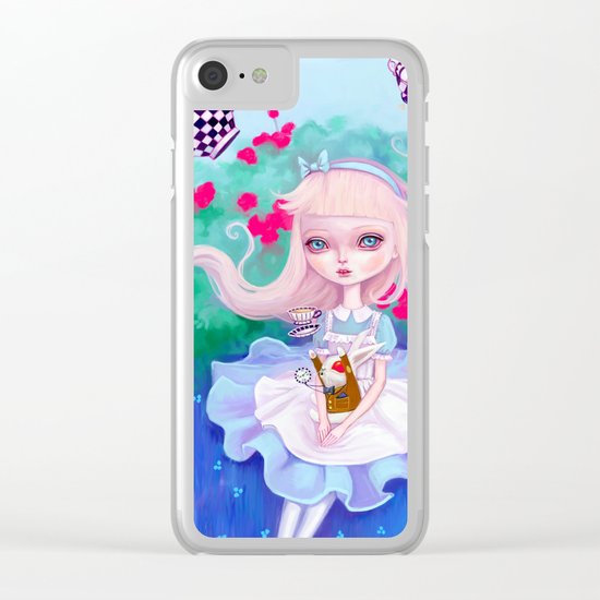 Alice In Wonderland Clear iPhone Case