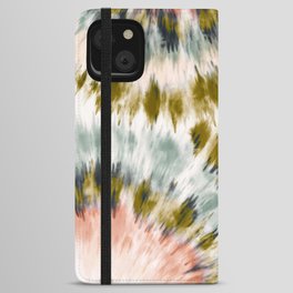 Mosaic tie dye 45B iPhone Wallet Case