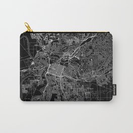 Sacramento Black Map Carry-All Pouch